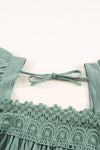 Green Lace Trim Top | Available in 2 Colors