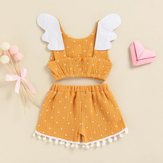 Baby Girl Polka-Dot Two-Piece Outfit