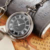 Retro Carved Clamshell Pocket Watch