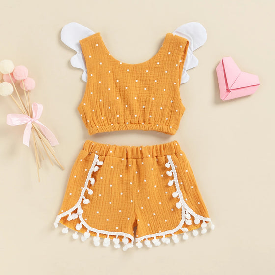 Baby Girl Polka-Dot Two-Piece Outfit