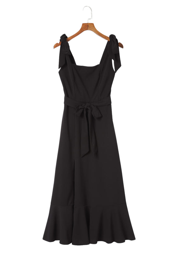 Black One-shoulder Long Dress