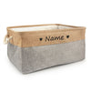 Personalized Dog Toy Basket Free Print Pet Storage Box Cat