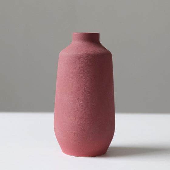 Maroon Modern Porcelain Vase | Available in Other Styles