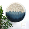 Nordic Hand-dyed Woven Round Tapestry