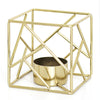 Votive Geometric Candle Holder in Gold or Black