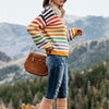 Women's Colorful Long-sleeve Striped