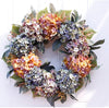 56" Autumn Blue Hydrangea Wreath