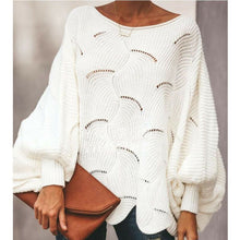  Light Weight Balloon Sleeved Sweater for Women