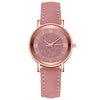 Rose Gold Watch with White Leather Band | Available in 3 Colors