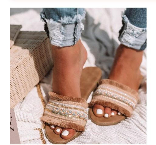 Women's Boho Style Woven Sandals