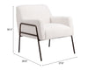 Charleston Accent Chair Ivory