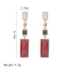 Rectangular Design Earrings