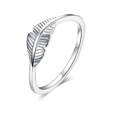 Sterling Silver Feather Ring