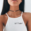 Simple Modern Choker Necklace