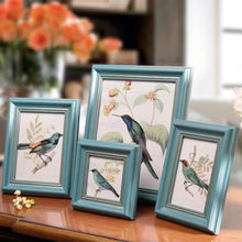  Farmhouse Resin Picture Frames in Robin Egg Blue