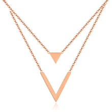  Triangle V Necklace