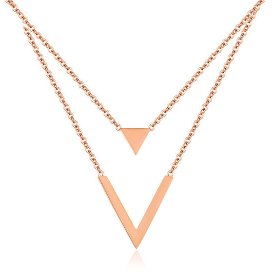 Triangle V Necklace