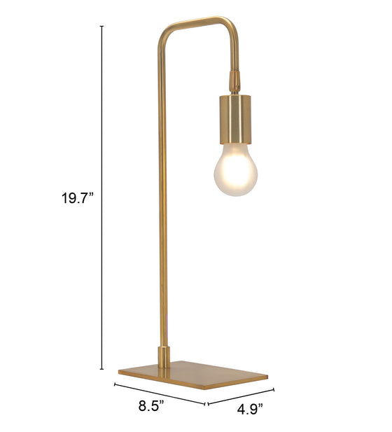 Martia Table Lamp in Brass