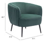 Karan Accent Chair Green