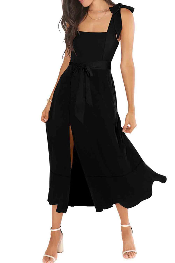 Black One-shoulder Long Dress