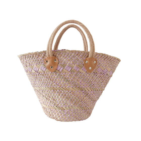 Simple Retro Handmade Aquatic Straw Woven Handmade Bag