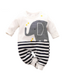 Long-Sleeved Cotton Korean Male And Female Baby Animal Crawling Clothes