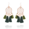 Tassel Dreamcatcher Sequin Earrings