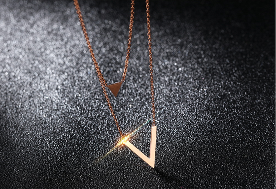 Triangle V Necklace