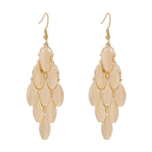  Sequins Retro Long Earrings in Gold