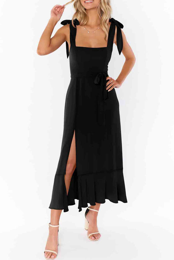 Black One-shoulder Long Dress