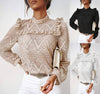 Long-Sleeved Lace Top