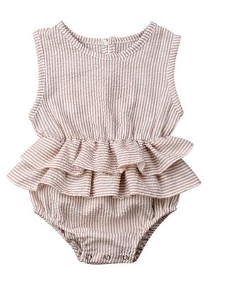 Girl Baby Clothes - Ruffled Summer Romper