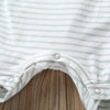 Striped Baby Romper with Crisscross Back Straps