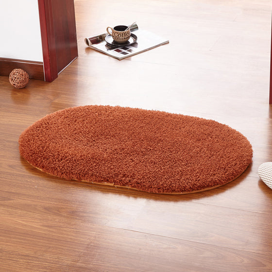 Plush Absorbent Bathroom Mat