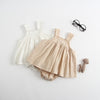 White Linen Baby Dress | Available in 2 Colors