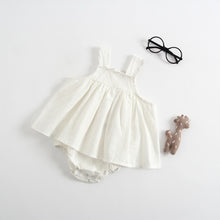  White Linen Baby Dress | Available in 2 Colors