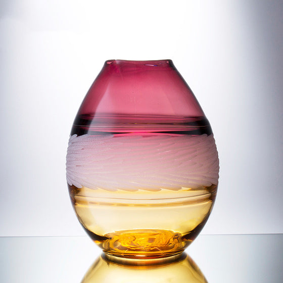 Colored Simple Nordic Modern Glass Vase