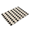 Cotton Placemat in Black and Natural Design