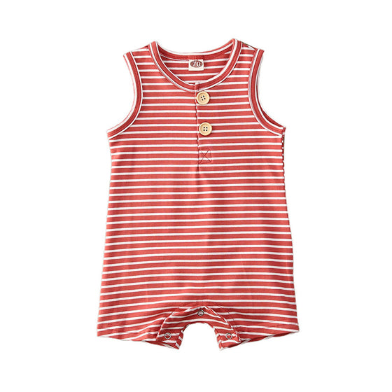 Baby Boy Striped Vintage Style Summer Jumpsuit