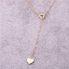 Long Pendant Heart-Shaped Necklace