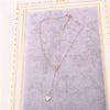 Long Pendant Heart-Shaped Necklace