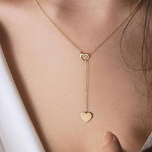  Long Pendant Heart-Shaped Necklace