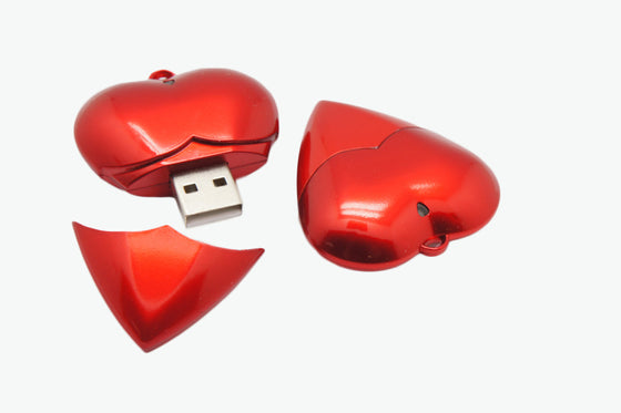 Red Heart Flash Drive | Available in 32 GB and 64GB