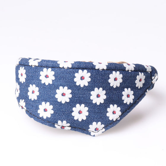 Denim Collar and Bandana Collar-2 Set