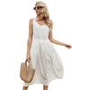 White Spring Sleeveless Dress