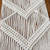 Cotton Macrame Woven Table Runner in Natural Color
