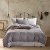 Three-piece Duvet Cover Set in Solid Color