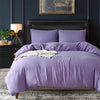 Three-piece Duvet Cover Set in Solid Color