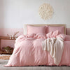 Three-piece Duvet Cover Set in Solid Color