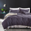 Three-piece Duvet Cover Set in Solid Color